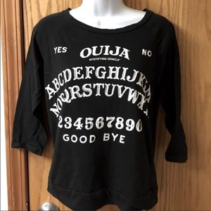 Black OUIJA shirt 🎃✨